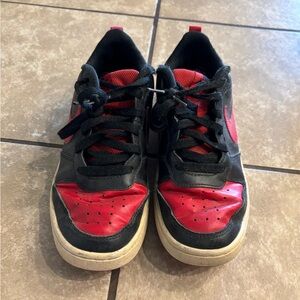 Nike Kids Black and Red Sneakers